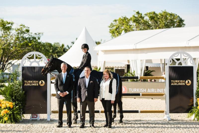 Katie Dinan and Ulpi N De Brekka win the $10,000 Turkish Airlines Gold Championship Grand Prix
Photo credit: Kathy Russell Photography
