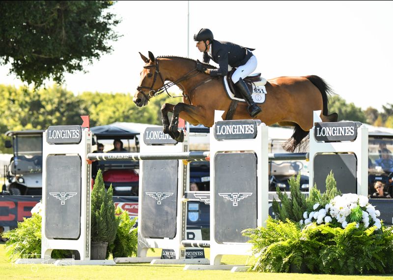 Cassio Rivetti (BRA) and Bacara d’Archonfosse finished second. Photo by Kathy Russell Photography