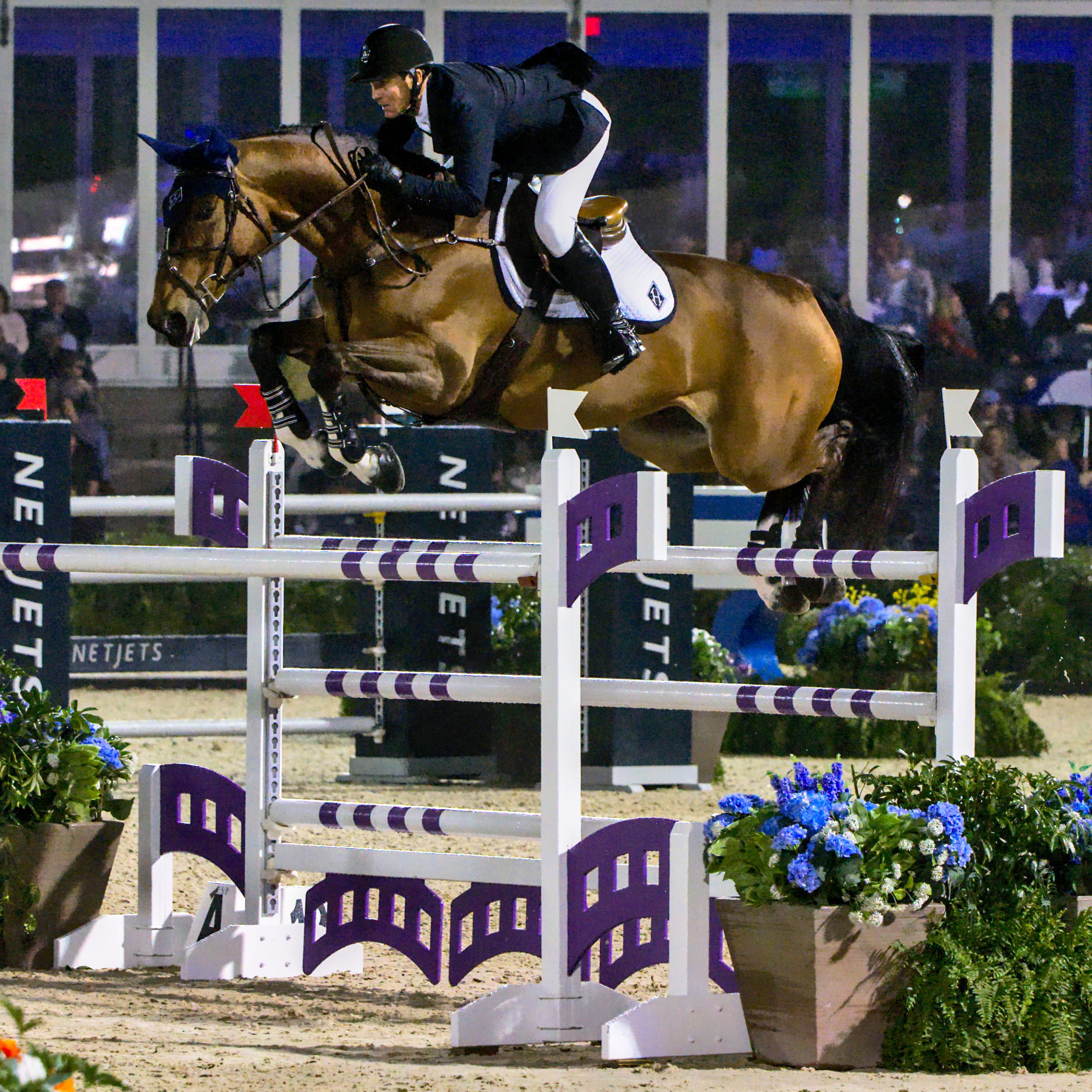 HH Azur and McLain Ward had two amazing rounds clear to win CSI5*. 