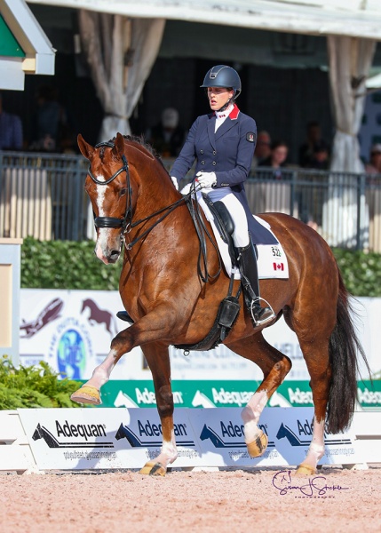 Another personal best: Canada’s Brittany Fraser-Beaulieu pulls out a plus-73% test on All In to claim second place.