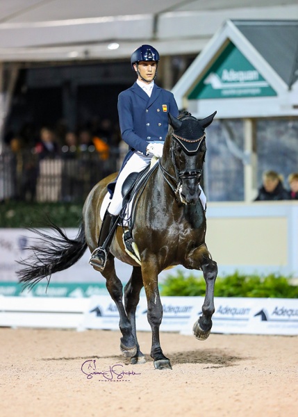 Third-placed Juan Matute Guimon (ESP) and Don Diego tallied 72.76% despite the challenging conditions.