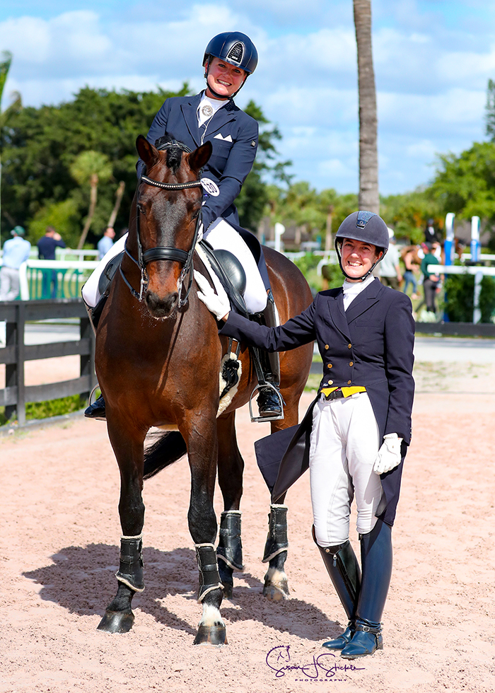 At Prix St. Georges, both Stephanie Collomb (USA) and Pia Fortmuller (CAN) claim coveted tickets for the final in week 12 of AGDF.