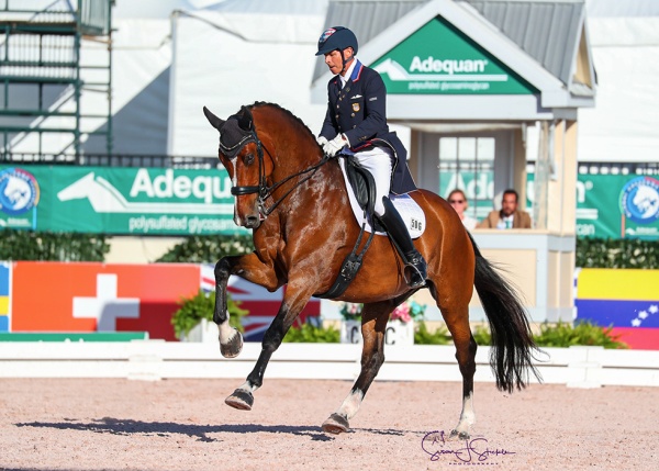 Steffen Peters continues his winning streak on Suppenkasper, topping the FEI Grand Prix Special CDI5*, presented by Palm Beach Equine Clinic, with a new personal best of over 77%.