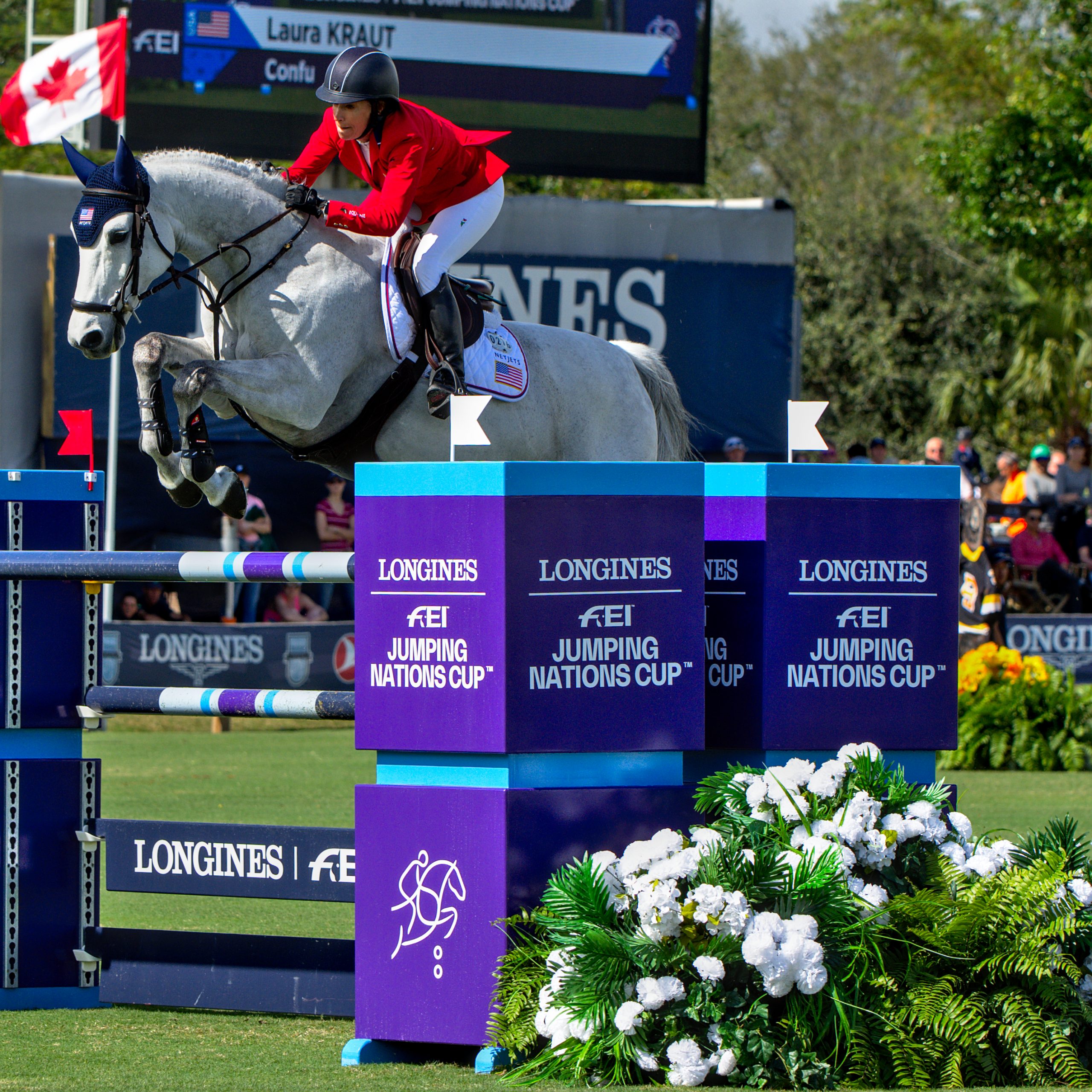 Laura and Confu had an amazing day at Longines FEI Jumping Nations Cup at Deeridge Farm