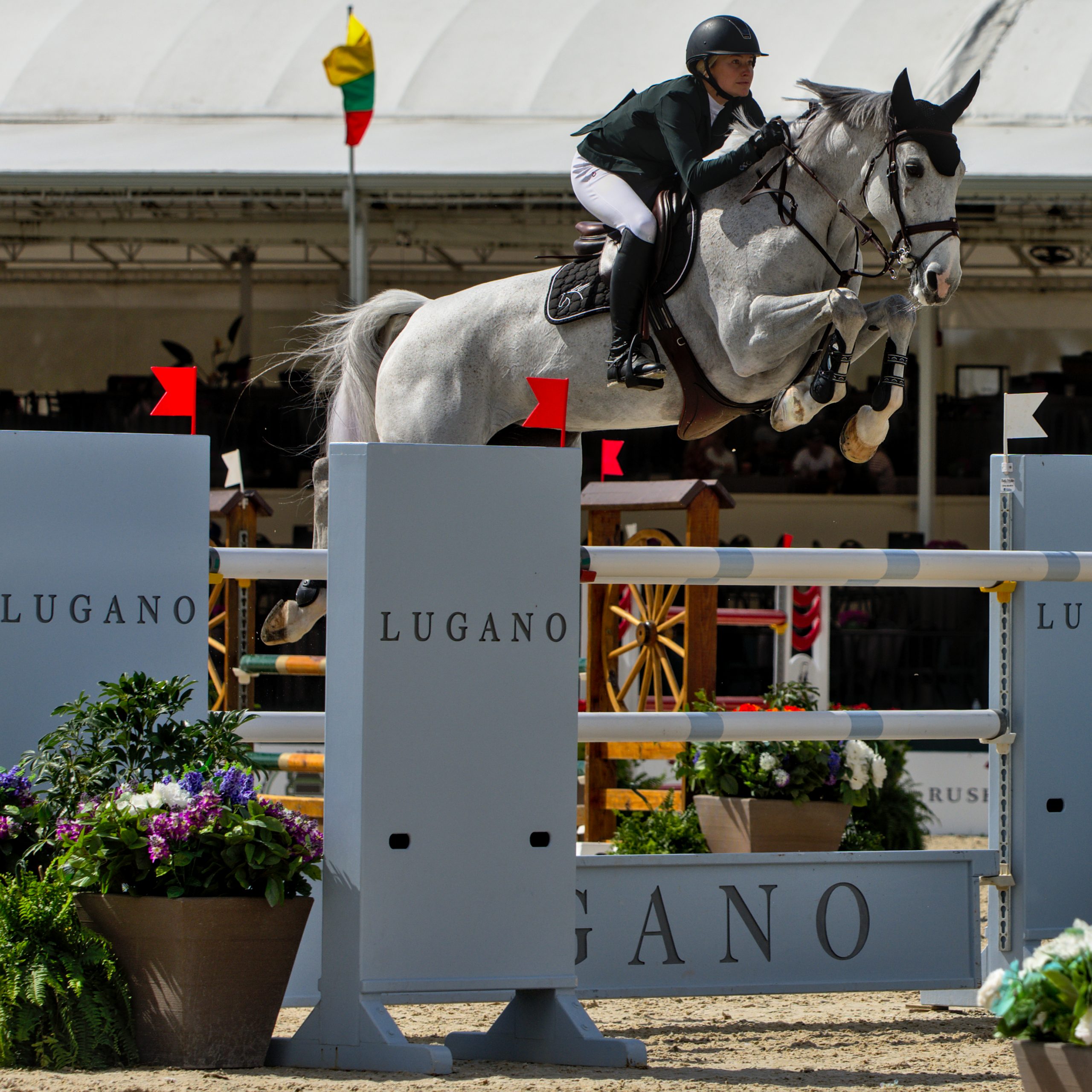 Cassandra and Paris Sellon with only one rail down earned their place to compete on Saturday night in Grand Prix.