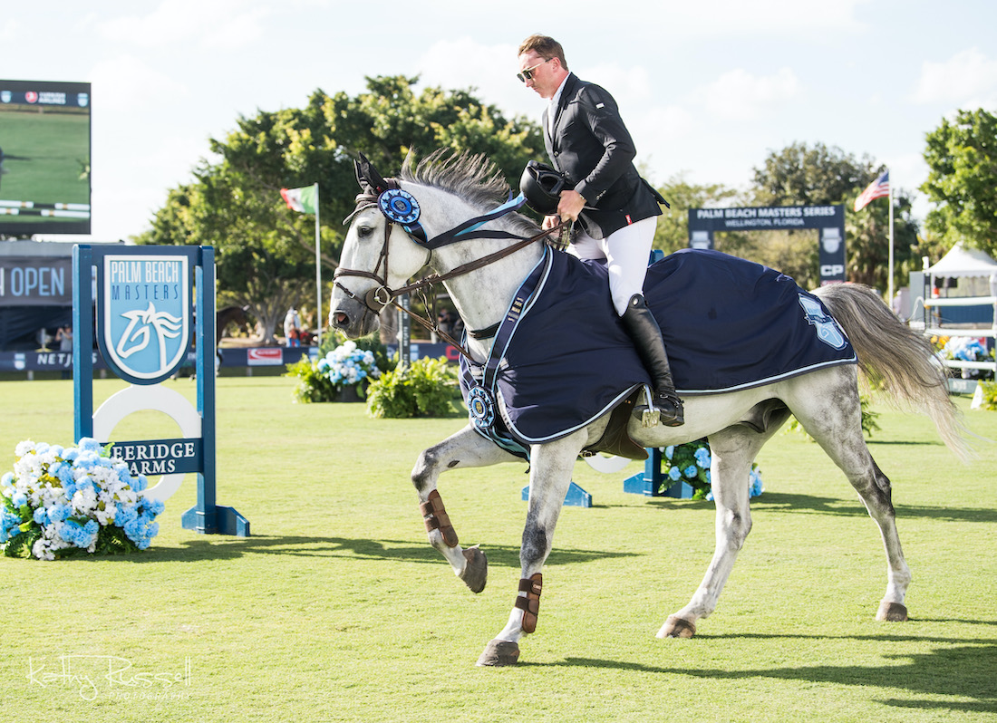 Jordan Coyle (IRL) and Eristov raced to the win in the CSI5* $89,500 Palm Beach Masters Qualifier. 