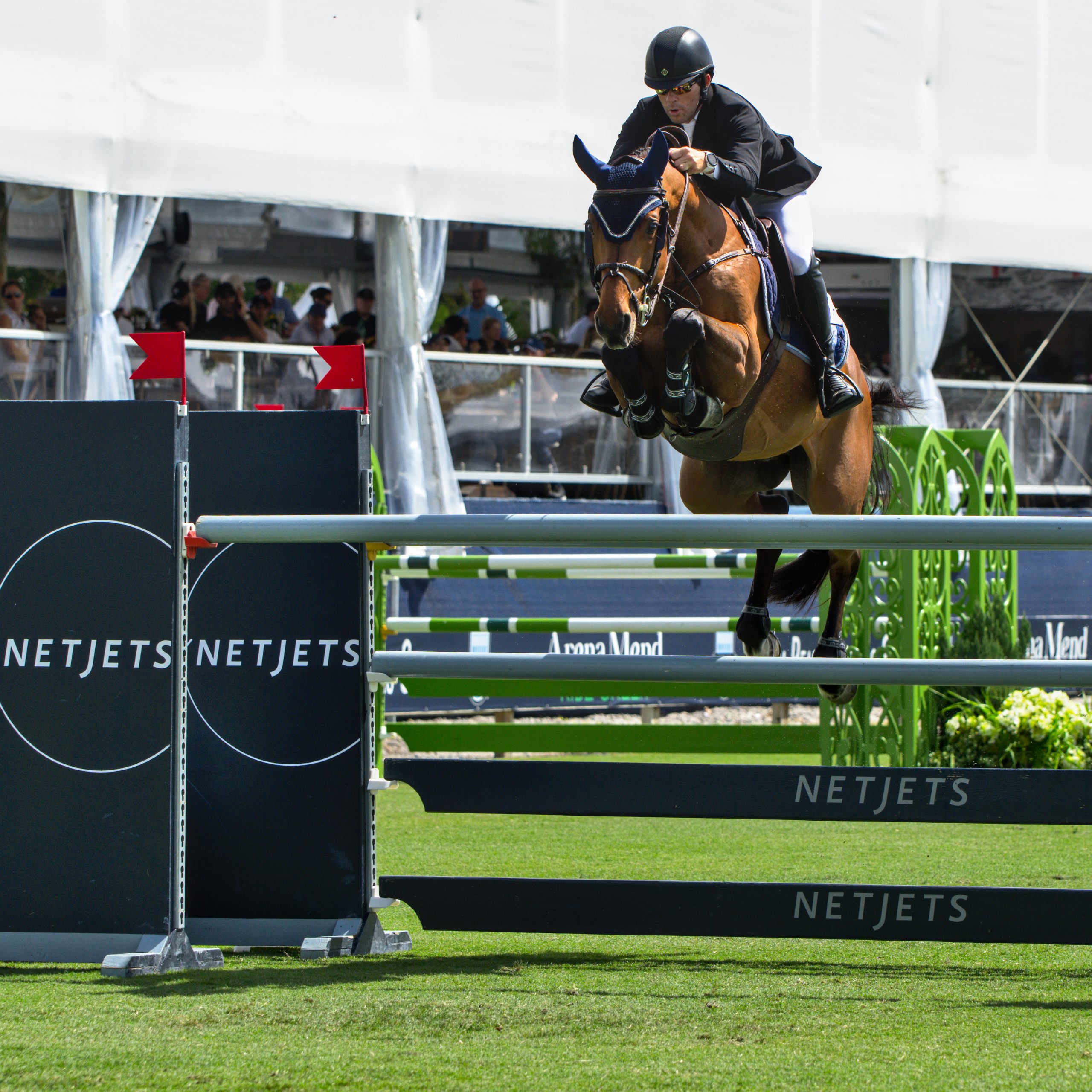 GK Coco Chanel and Conor Swail placed 2nd place with an impressive performance.
   Photo © @showjumping247 