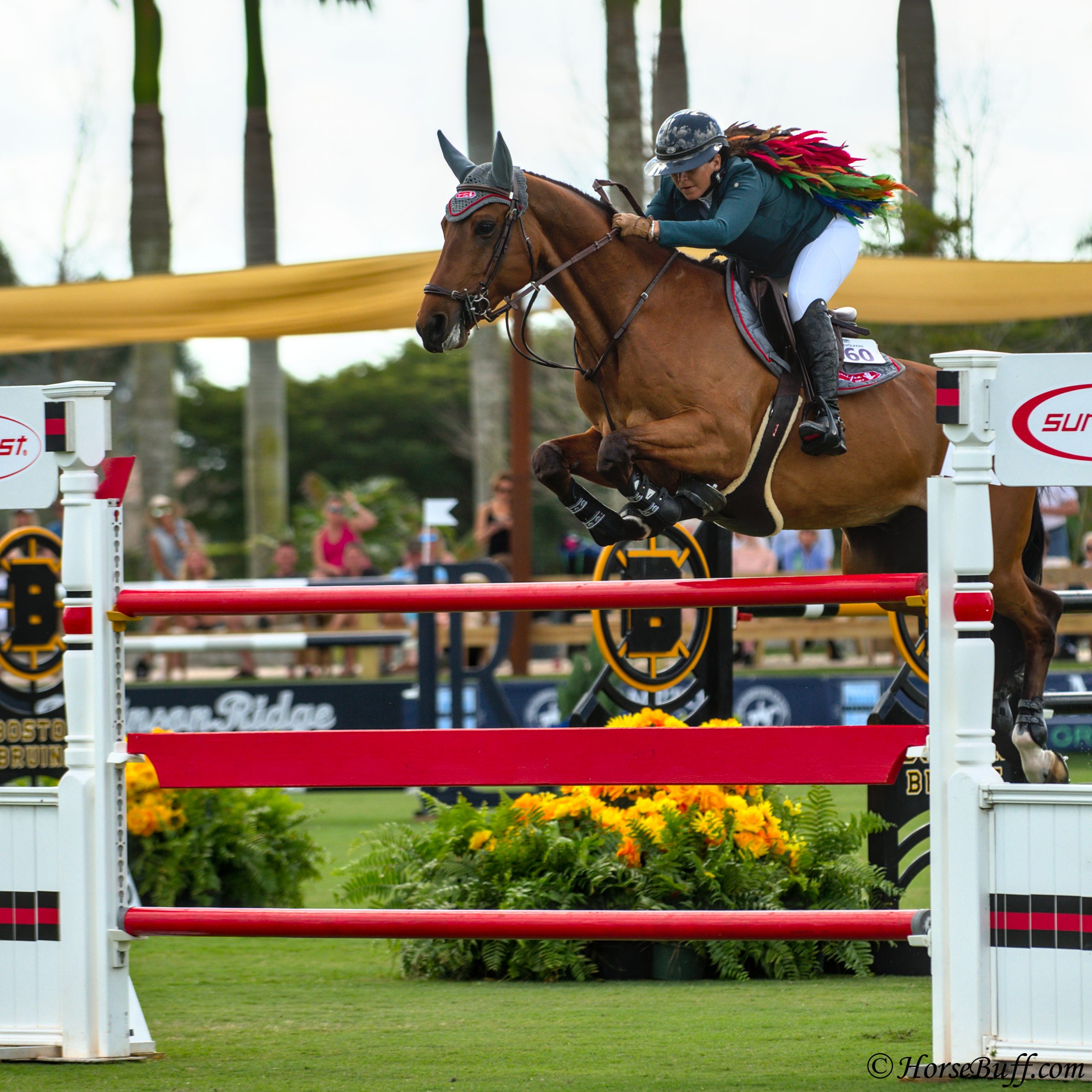 Dani G. Waldman  (ISR) and Queensland E took home the win in the $300,000 CSI5* CP Palm  Beach Masters Final.   © HorseBuff.com 