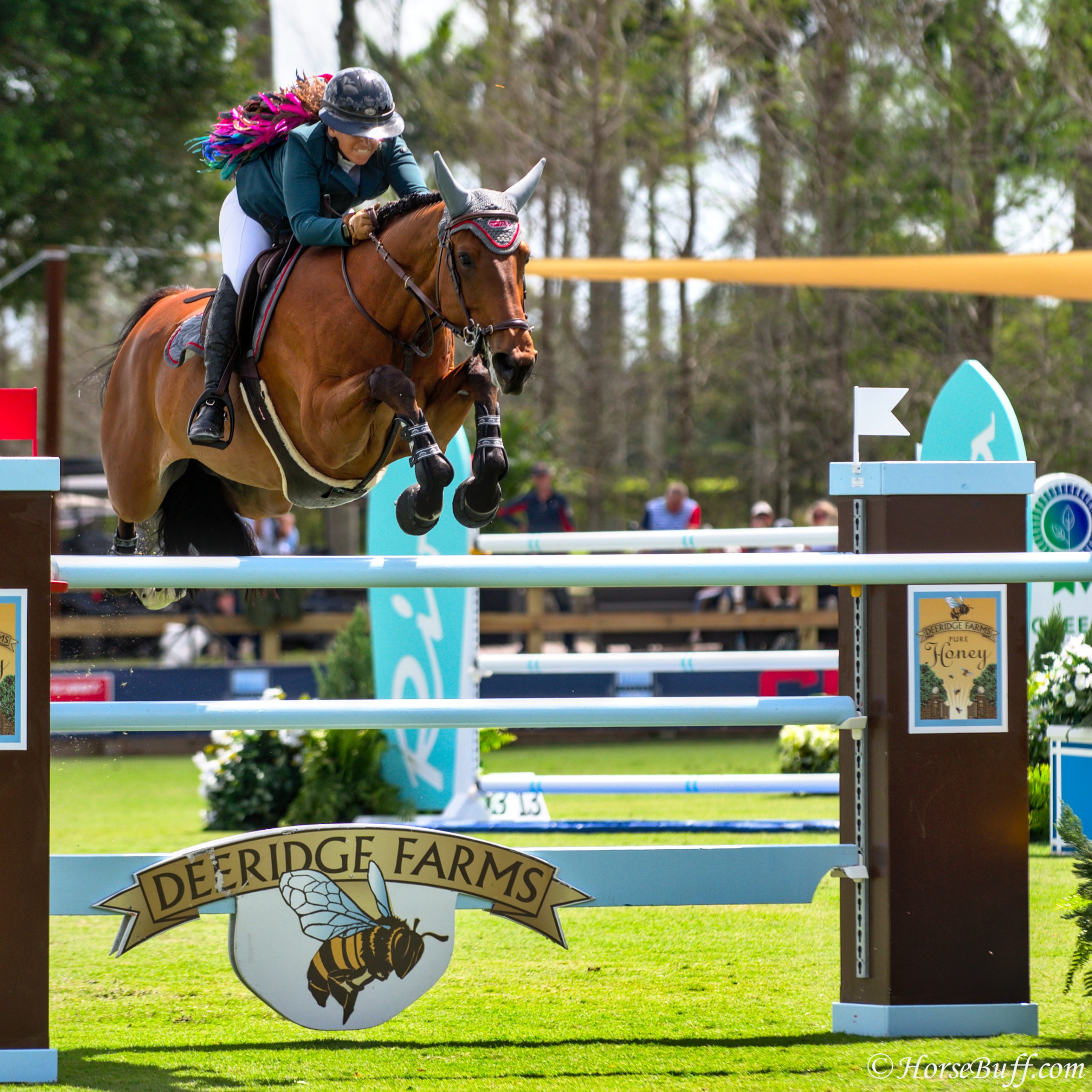 Dani G. Waldman  (ISR) and Queensland E took home the win in the $300,000 CSI5* CP Palm  Beach Masters Final.   © HorseBuff.com 