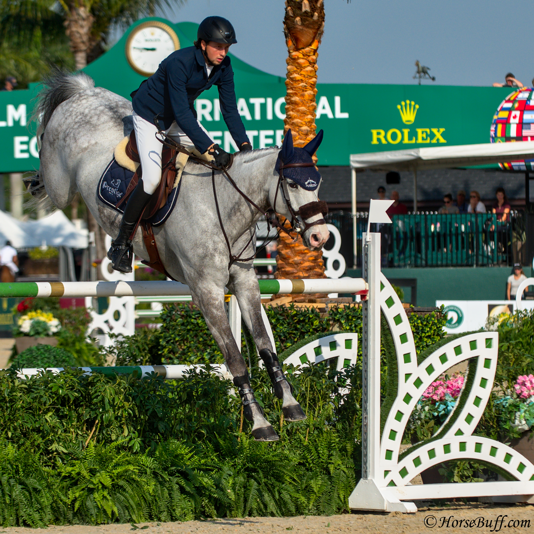 Martin Fuchs and Silver Shine © HorseBuff.com  