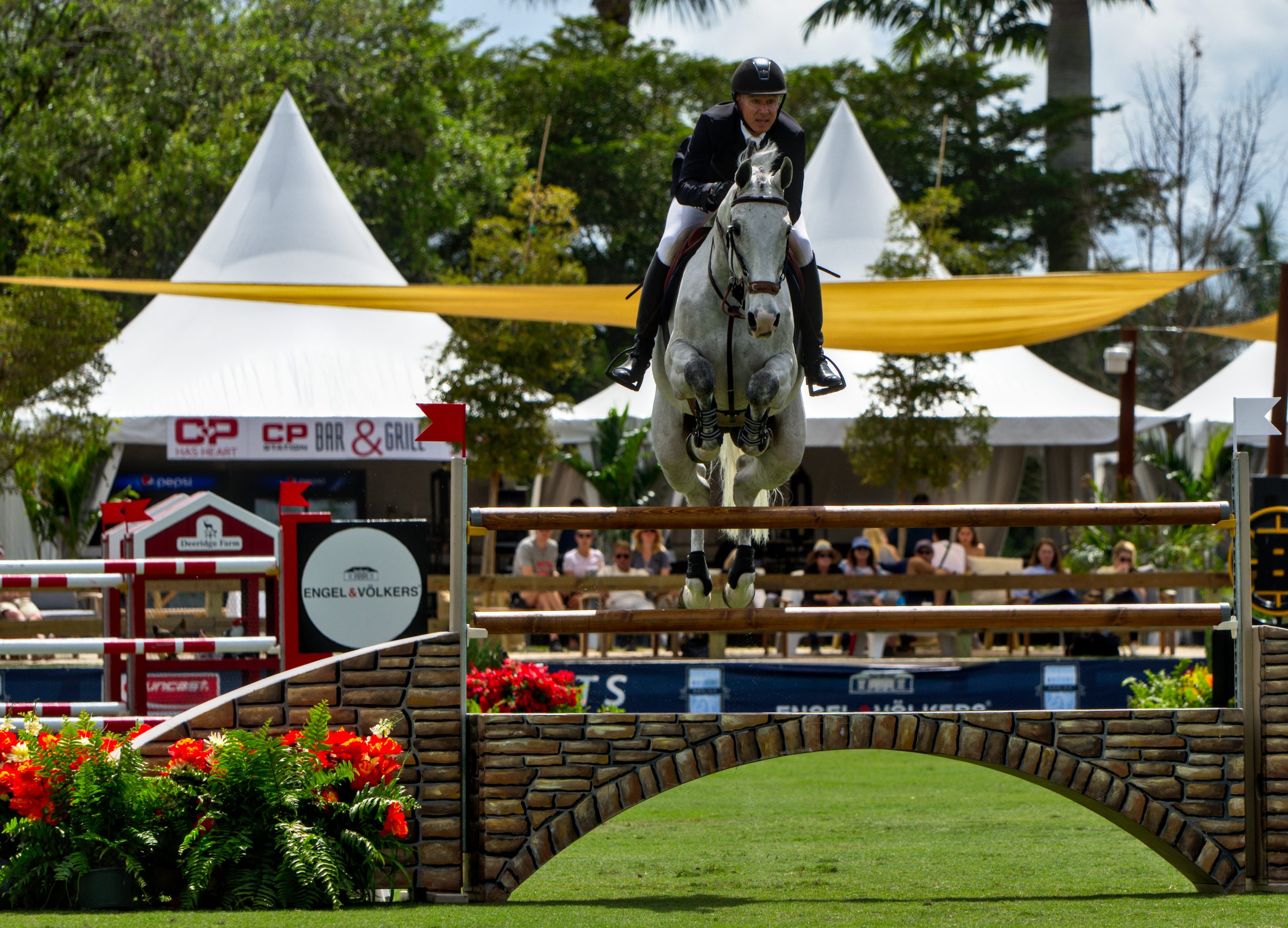 Mario Deslauriers (CAN), Cloud were double clear and ending up in 7th place in class.    Photo © @showjumping247 