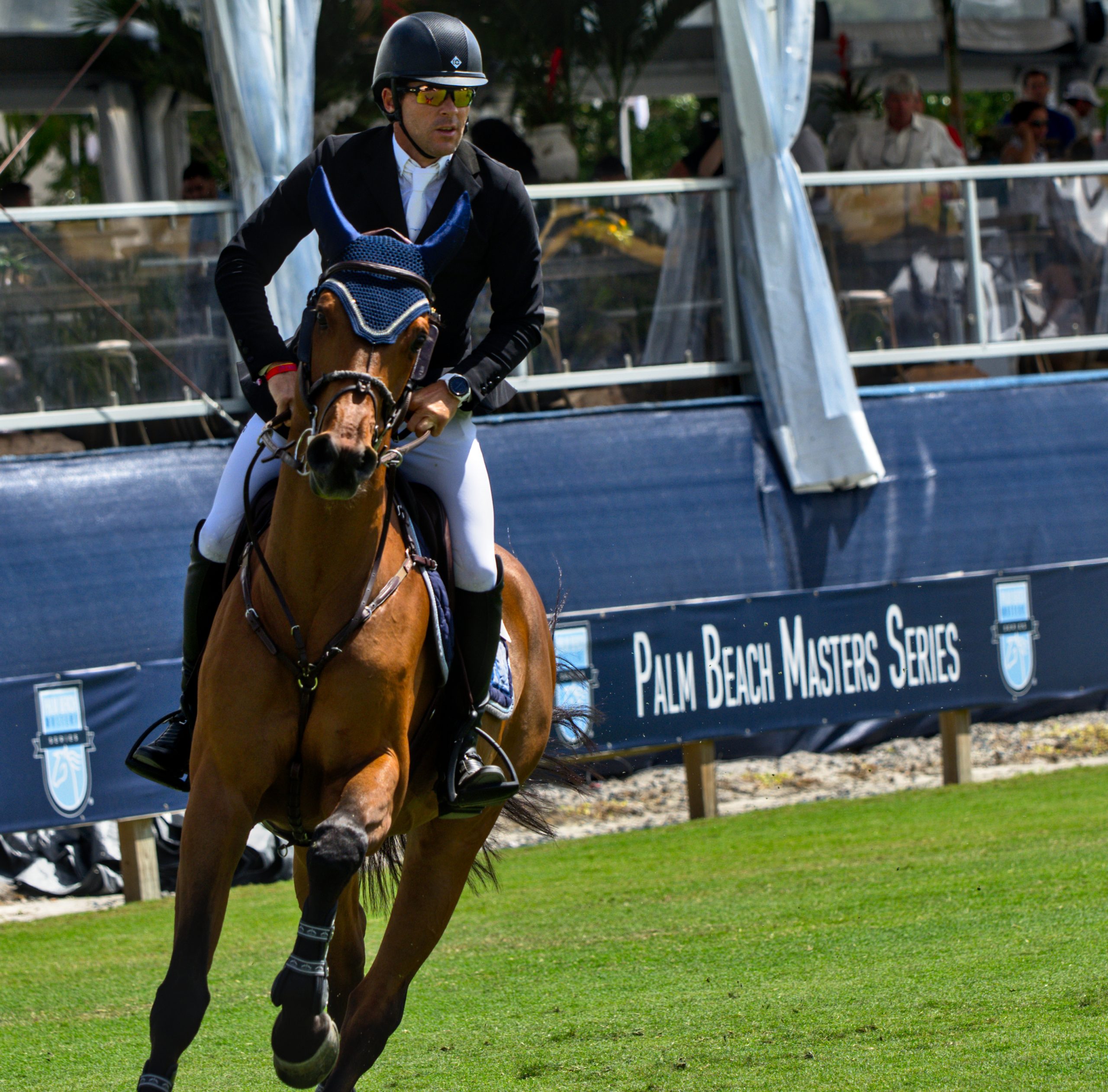 Conor Swail and  GK Coco Chanel making turn towards home.
   Photo © @showjumping247  