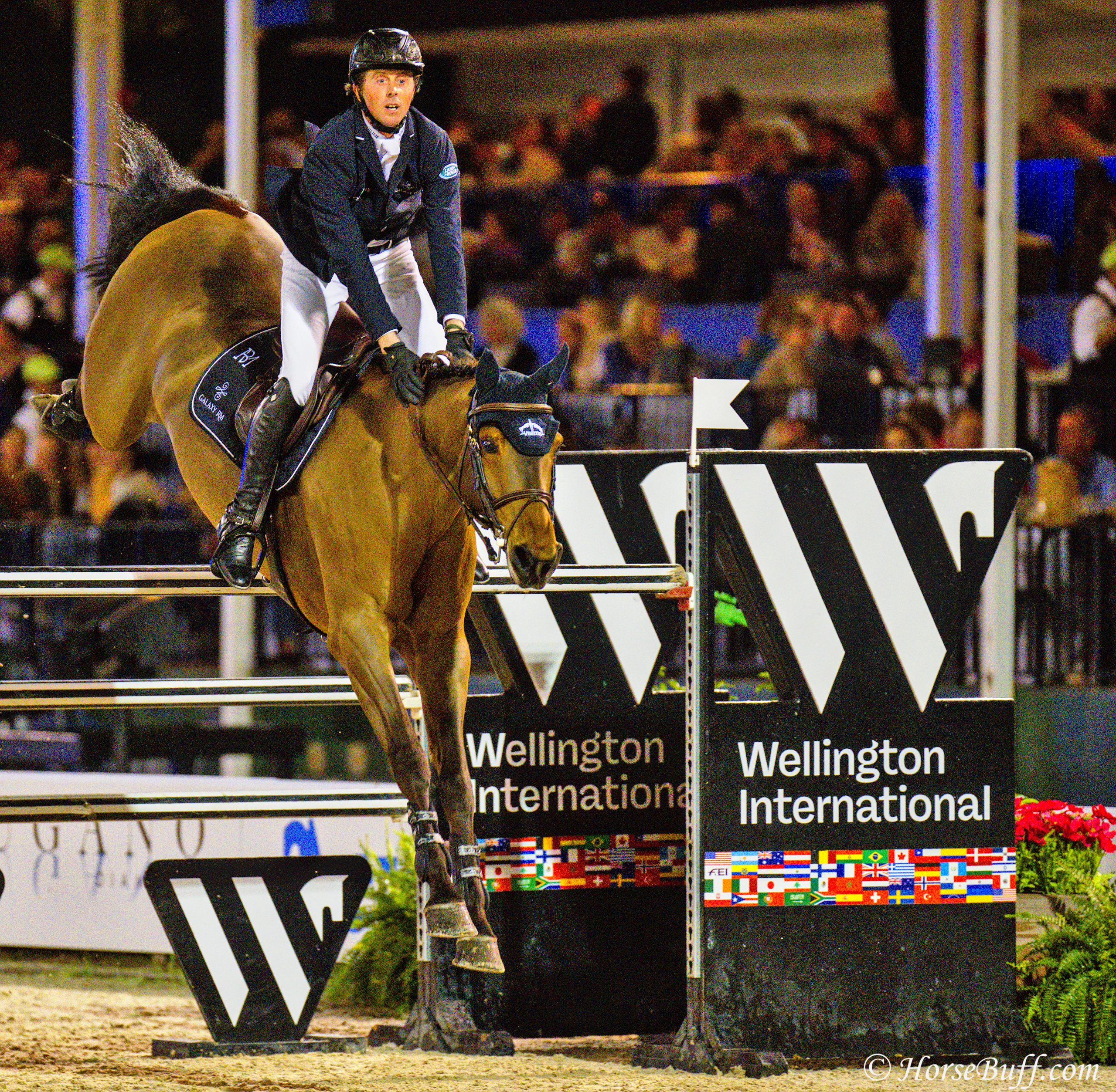 Ben Maher (GBR) & Dallas Vegas Batilly wins the CHF216,000 NetJets CSI4* Grand Prix. Photo © HorseBuff.com