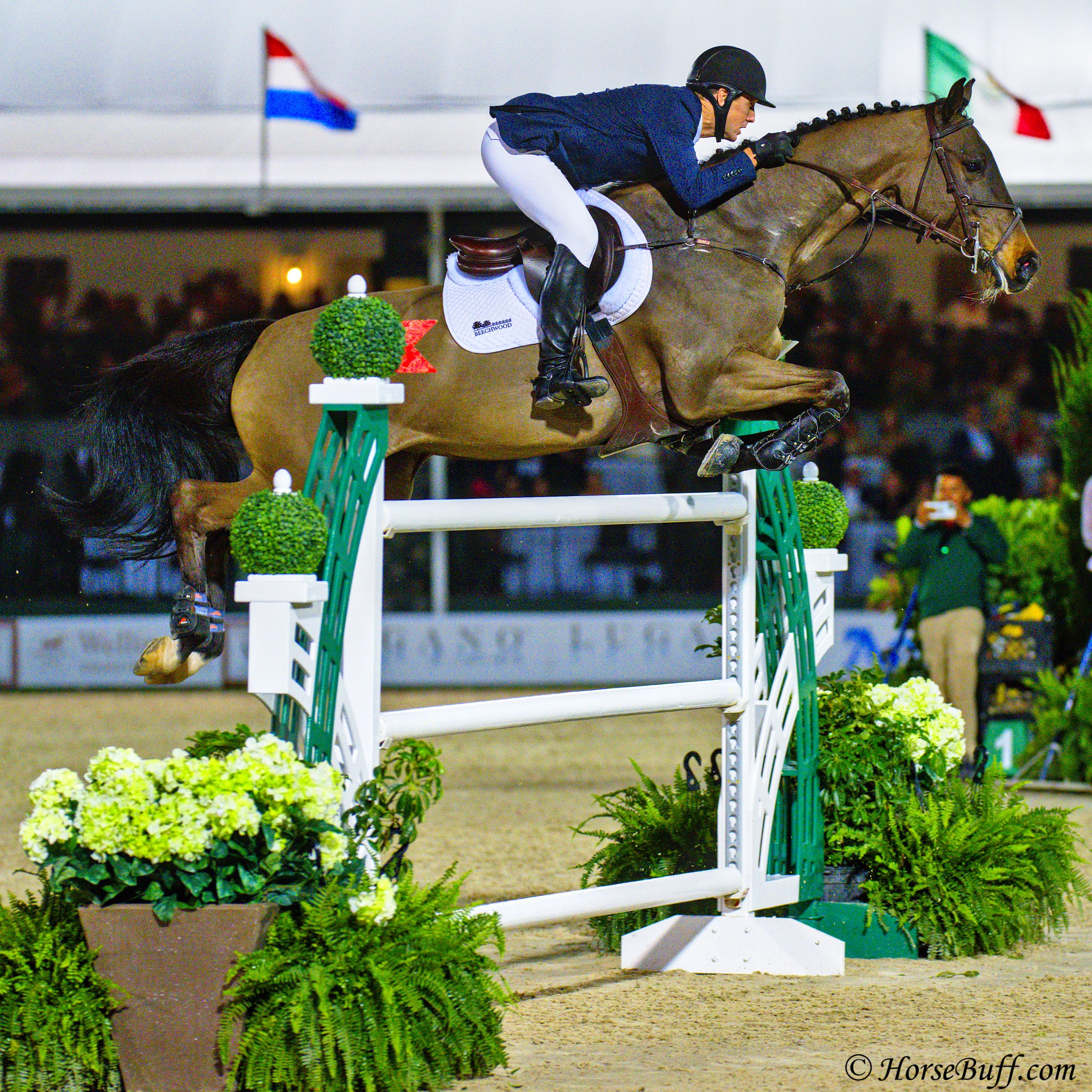 Mclain Ward and Callas win the CHF406,000 Fidelity Investments CSI5* Grand Prix. Photo © HorseBuff.com