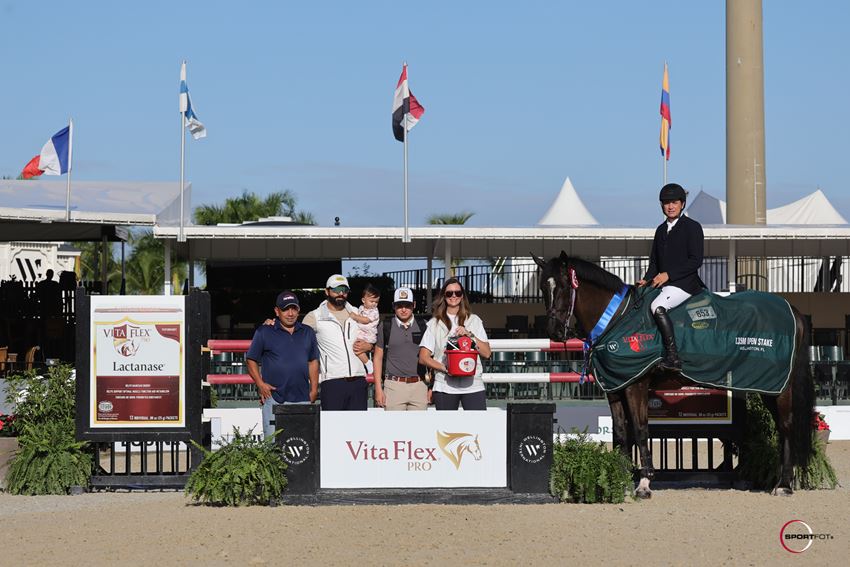 Alvaro Tejada & One Eleven 111 in the $5,000 Vita Flex 1.35m Stake © Sportfot