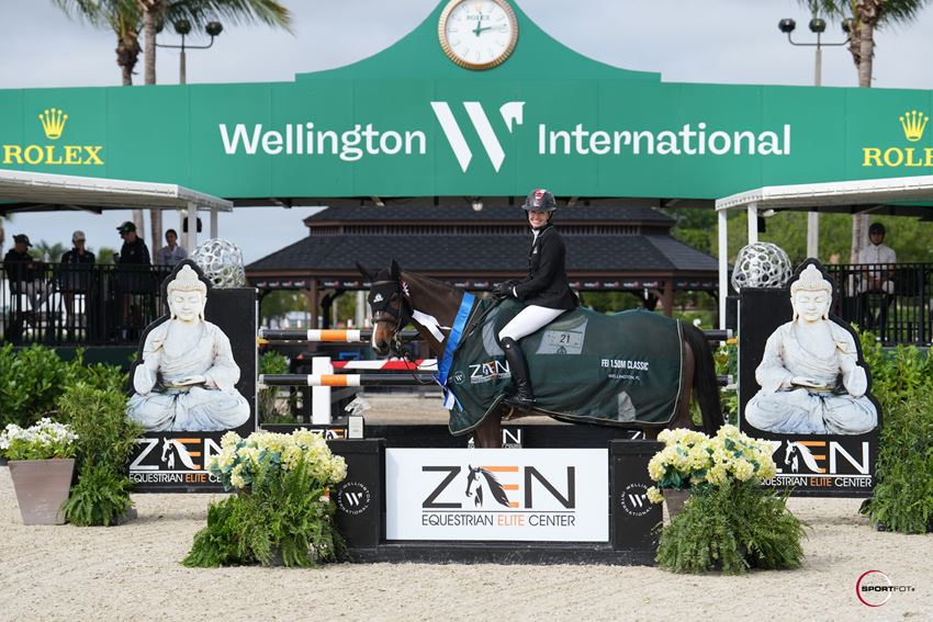 Tiffany Foster and Northern Light triumphed in the $39,000 Zen Elite Equestrian Center CSI4* 1.40m.
© Sportfot