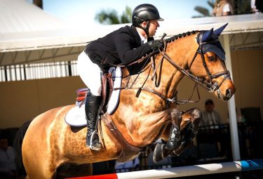Alex Granato & Helios VD Nosahoeve in the $50,000 Arion Sellier USA Grand Prix © Cassidy Klein