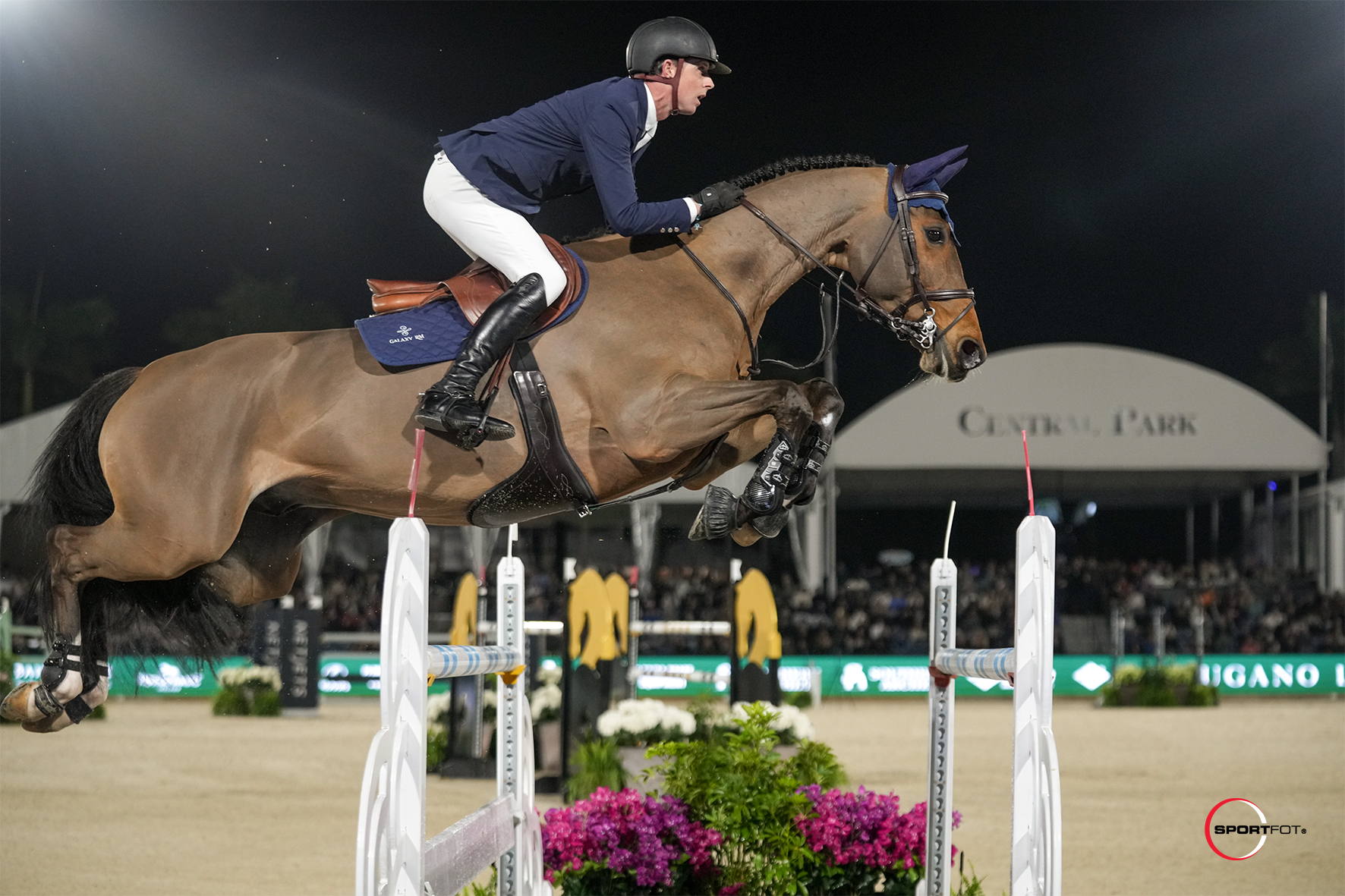 Ben Maher & Enjeu de Grisien. Photo © Sportfot